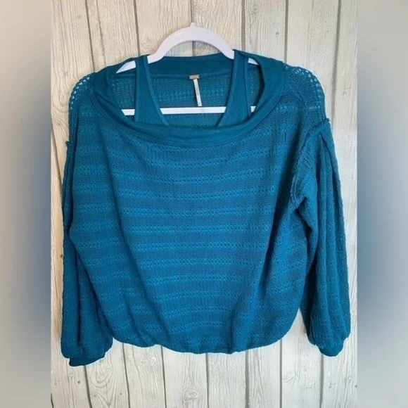 Free‎ People Sistine Hacci Cold Shoulder Top Size XS OB967835. - Picture 3 of 6